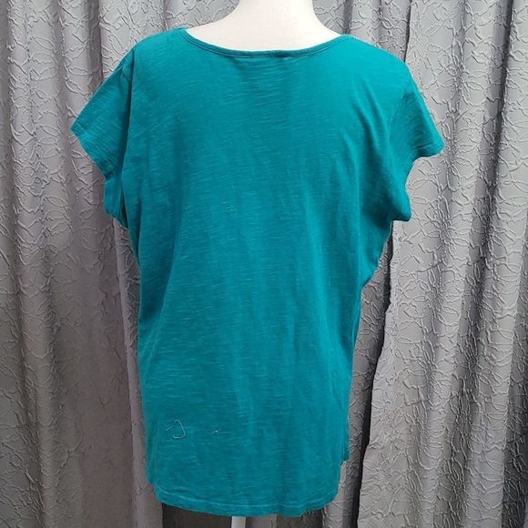 Ariat Teal Embellished Women's Top - Picture 3 of 6